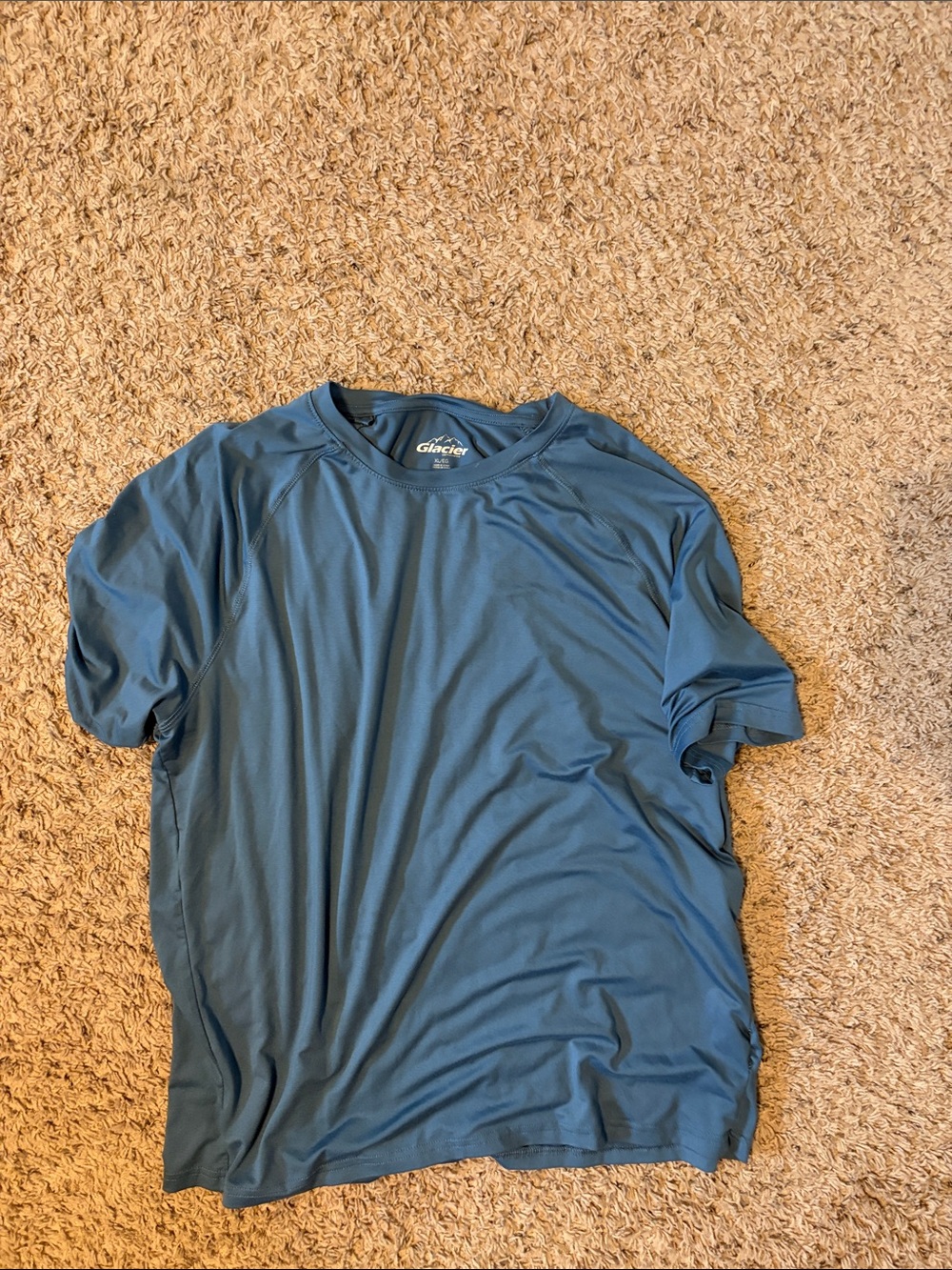 Glacier Men’s Short Sleeve Crew Tee — Slate Blue